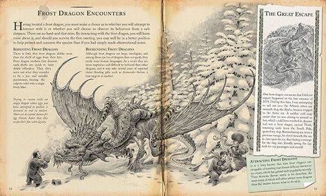 Dragonology Tracking and Taming Dragons Volume 2: A Deluxe Book and Model Set: Frost Dragon | Ologypedia | Fandom Frost Dragon, Lion King Broadway, Aesthetic Collage, The Trail, Guide Book, Lion King, 2 A, Paperback Books, Book Design