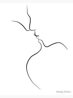 Kiss Wallpaper, Wallpaper Romantic, Sketch Woman, Kissing Drawing, Couple Poses Drawing, Couples Canvas, Silhouette Drawing, Drawing Wall, Easy Love Drawings