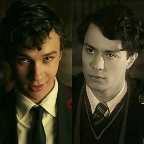 Tom And Mattheo Riddle, Riddle Brothers, Family Riddles, Christian Coulson, Harry Potter Toms, Benjamin Wadsworth, Animes Emo, Big Nose Beauty, Slytherin Boys