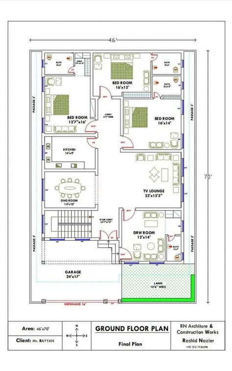 Top 50 Amazing House Plan Ideas - Engineering Discoveries 35 X 70 House Plans, 40 X 70 House Plans, 50×60 House Plan, 3000sqft House Plans, 4bhk House Plan Floors, 50 X 50 House Plans, 40x30 House Plans, 4bhk House Plan, 40×60 House Plans