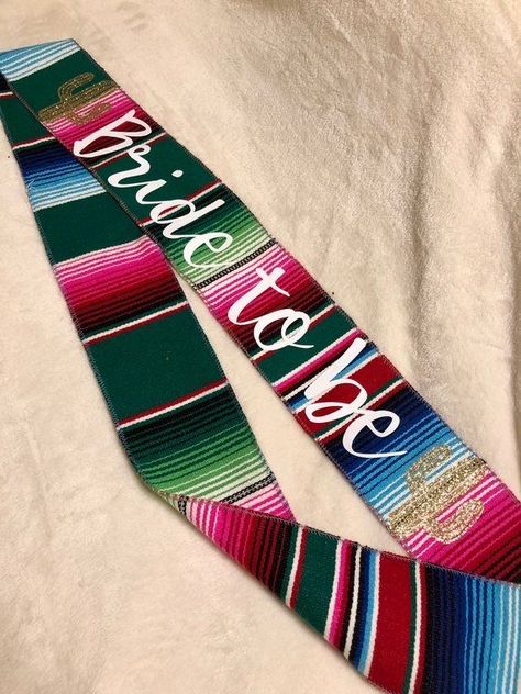 Bridal Fiesta, Fiesta Wedding Shower, Mexican Fiesta Bridal Shower, Final Fiesta Bachelorette, Sash Bachelorette, Mexican Bridal Showers, Mexican Themed Weddings, Bachelorette Sash, Fiesta Bridal Shower