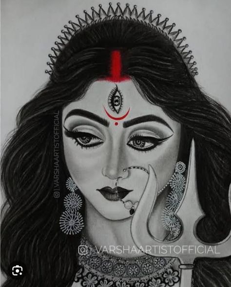 Durga Maa Face, Cartoon Drawing For Kids, Pencil Sketches Easy, Pencil Drawing Images, Bengali Art, Pen Art Work, Easy Mandala Drawing, Boho Art Drawings, Pencil Sketch Drawing