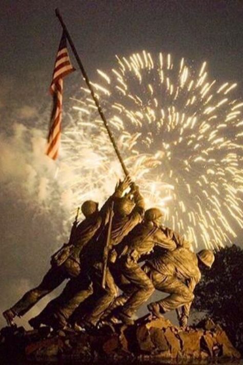 iPhone Wallpaper - 4th of July    tjn Iwo Jima Memorial, Patriotic Pictures, Independance Day, Iwo Jima, Jasper Johns, I Love America, Semper Fi, The American Flag, Military Heroes