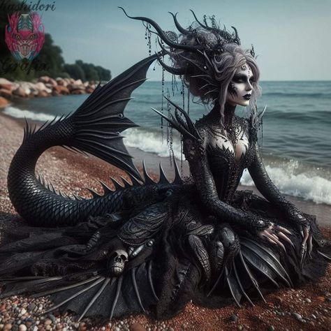 Dark Mermaid Aesthetic, Dark Siren, Siren Costume, Siren Tattoo, Dark Mermaid, Myths & Monsters, Mermaid Artwork, Ghost Ship, Mermaid Tattoo