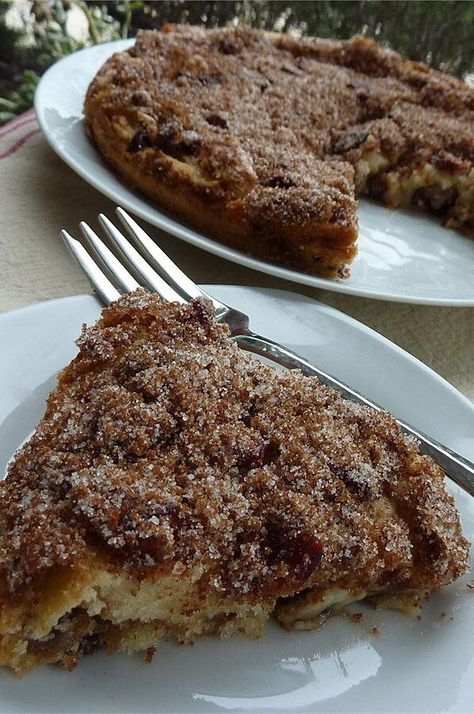 Coffee Morning Cakes, Morning Cake, Good Morning Cake Recipe, Good Morning Cake, Skillet Coffee Cake, Dutch Oven Coffee Cake Recipe, Make Ahead Breakfast Coffee Cake, Good Morning Cake Brenda Gantt, Breakfast Sweets