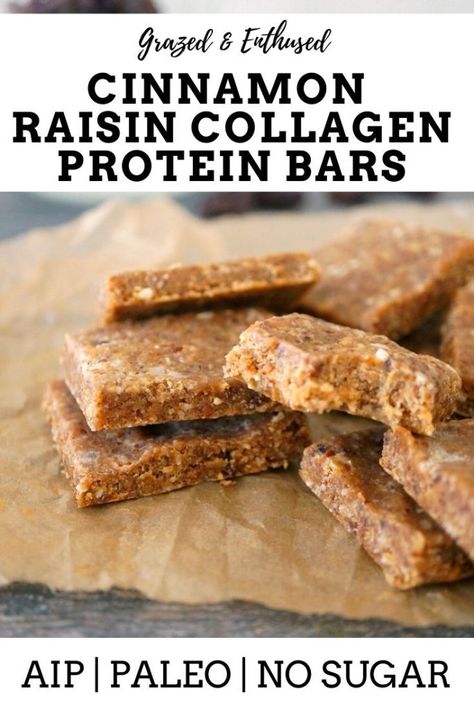 Heathly Snacks, Protein Bar Recipe, Collagen Protein Bars, Health Bars, Aip Snack, Sweet Potato Flour, Aip Breakfast, Alkaline Recipes, Aip Desserts