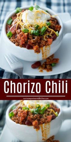 Chorizo Chili Recipe, Chorizo Recipes Dinner, Chorizo Chili, Beef Chorizo, Chili Chili, Best Chili, Chorizo Recipes, Chili Recipe Easy, Fire Roasted Tomatoes