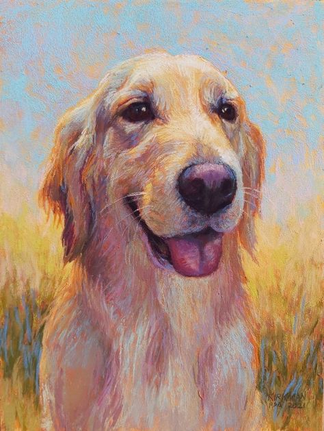 Portrait Drawing Illustration, Honey Art, Dog Portraits Painting, Pastel Artwork, 강아지 그림, Canine Art, Oil Pastel Art, Oil Pastel Drawings, Daily Painting