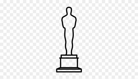 Hollywood Doodles, Oscar Drawing, Oscar Award Trophy, Award Drawing, Oscar Tattoo, Hollywood Drawing, Cinema Decoration, Oscar Logo, Oscar Trophy