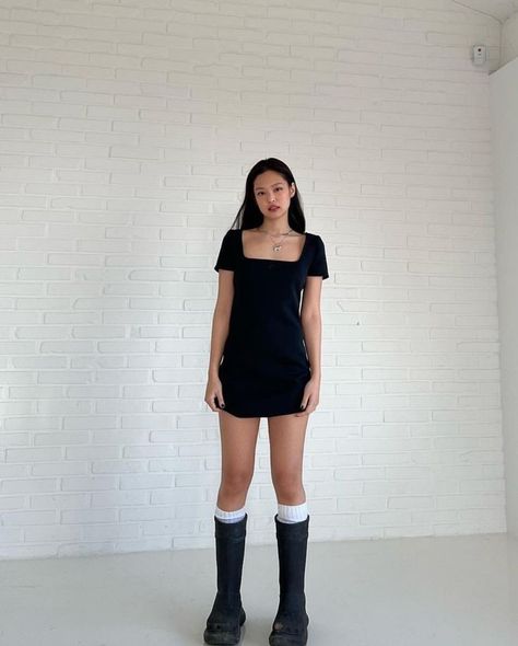 Blackpink Outfits, Fashion Idol, Daily Outfit Inspiration, Looks Black, It Girl, Blackpink Fashion, Kpop Outfits, Casual Style Outfits, Melanie Martinez