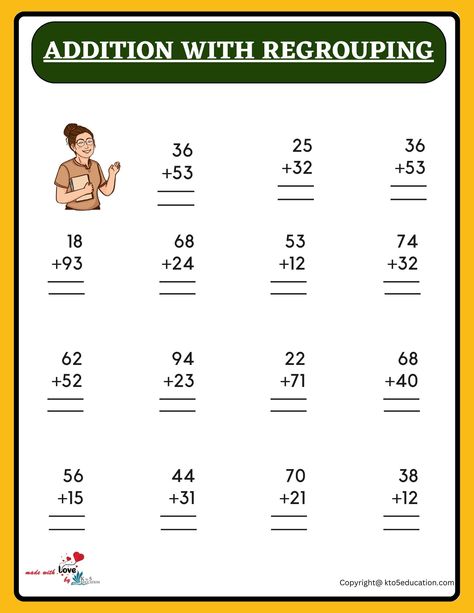 3 Digit Addition Worksheets Without Regrouping | FREE Download Check more at https://kto5education.com/3-digit-addition-worksheets-without-regrouping/ 3 Digit Addition Worksheets, 3 Digit Addition, Addition Worksheets, Coloring Pages, Free Download, Colouring Pages