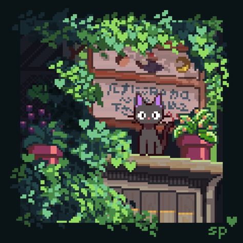 sometimes i simply have to redraw ghibli - - - #pixelart #ドット絵 #pixel #pixelartist #bitart #asperite #pixelartwork #digitalartwork #ghibli #kikisdeliveryservice Kikis Delivery Service, Kiki's Delivery Service, Delivery Service, Studio Ghibli, Art Room, Digital Artwork, Pixel Art, Art Inspo, Art Inspiration