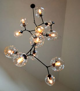 Science Interior Design, Molecular Model Project, Science Themed Bedroom, Science Bedroom Decor, Science Bedroom, Chandelier Diy, Science Room, Lindsey Adelman, Bedroom Lighting Ideas