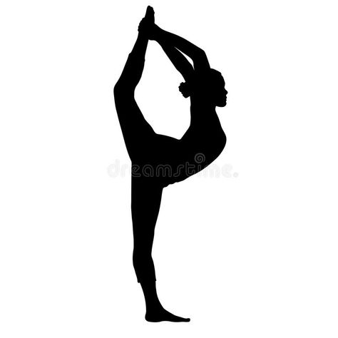 Yoga pose, woman doing stretching legs, leg split silhouette, vector outline portrait, gymnast figure, black and white. Contour outline drawing. Isolated on stock illustration Outline Portrait, Pose Woman, Leg Split, Outline Drawing, Outline Drawings, Yoga Pose, Gymnast, Yoga Poses, Stretching