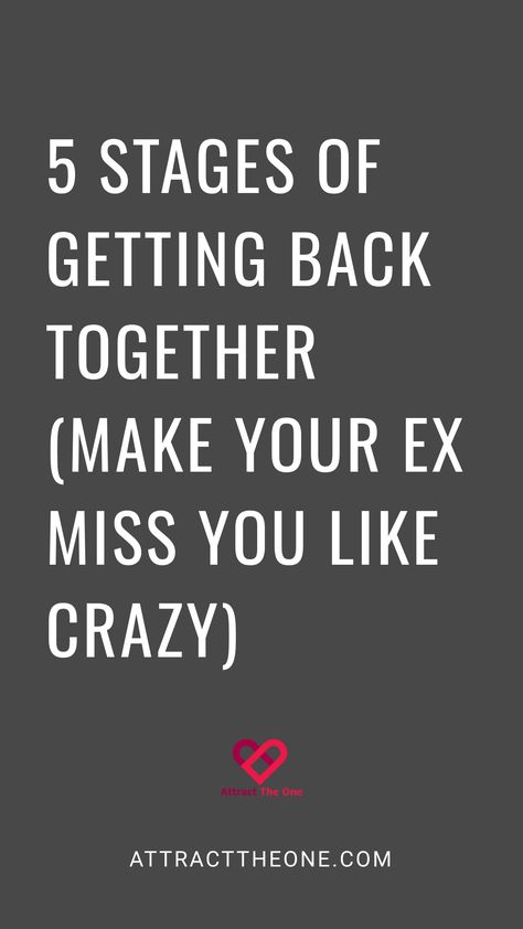 5 stages of getting back together (make your ex miss you like crazy). AttractTheOne.com Seeing Your Ex After A Long Time Quotes, Should I Go Back To Him, How To Get Over An Ex You Still Love, How To Get An Ex Back, I Miss You But F You Fr, How To Get My Ex Back, How To Get Your Ex Boyfriend Back, How To Make Your Ex Want You Back, How To Get Your Ex Back