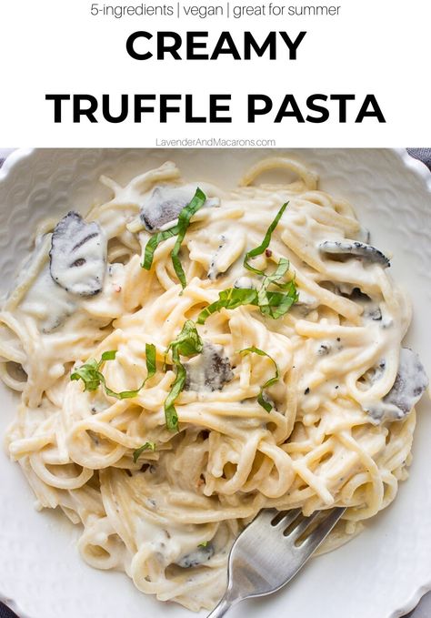 Pasta Truffle Sauce, Vegan Truffle Pasta, Truffle Alfredo Pasta, Creamy Truffle Pasta Recipe, Truffle Butter Pasta, Truffle Oil Pasta Recipe, White Truffle Sauce, Truffle Sauce Recipe, Truffle Pasta Recipe