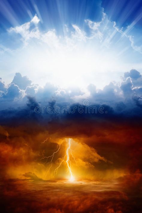 Heaven and hell. Religious background - heaven and hell, good and evil, light an , #AFFILIATE, #Religious, #background, #Heaven, #hell, #heaven #ad Heaven And Hell Art Paintings, Heaven Hell Tattoo, Heaven And Hell Art, Kefka Palazzo, Hell Background, Heaven Pictures, Cross Background, Lost Paradise, Light And Darkness