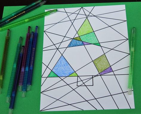 Coloring abstract tree with cool colors Christmas Tree Coloring, Geometric Tree, Abstract Christmas Tree, Tree Coloring, Geometric Trees, Christmas Tree Coloring Page, Abstract Christmas, Zen Colors, Tree Coloring Page