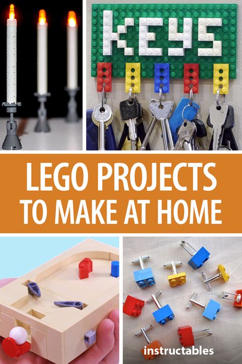 Lego Projects Instructions, Cool Lego Ideas To Build, Lego Ideas To Build Instructions, Things To Build With Legos, Lego Ideas To Build Easy, Lego Baseball, Lego Diy Projects, Lego Diy Crafts, Lego Hacks