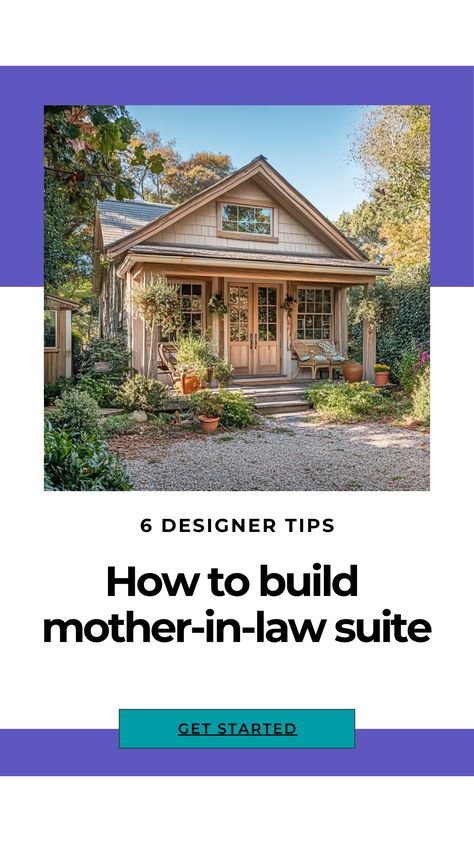 Dream of crafting the perfect oasis for your loved ones? Explore these 6 designer tips to create a cozy mother-in-law cottage or suite! Discover stylish solutions that bring comfort, independence, and that special homey touch. Dive in! 🏡✨ Mother N Law Suite Plans, Mil Suite Addition, Small In Law Suite, In Law Suite Addition Plans, Detached In Law Suite House Plans, Mother Inlaw Suite, Small Mother In Law Suite, Inlaw Suite Plans, Mother In Law Suite Addition