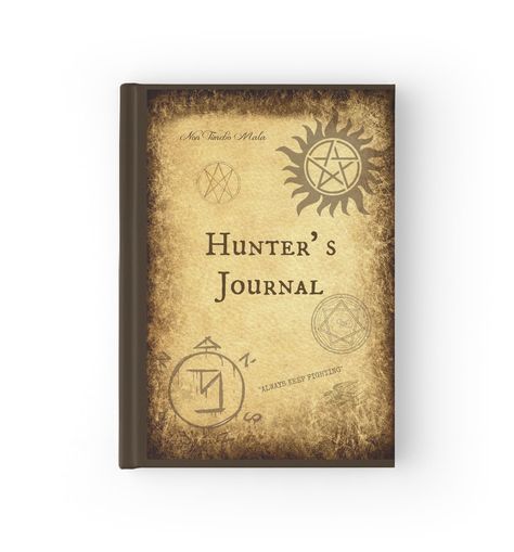 New! Supernatural Hunter's Journals! by luvchildofelvis Supernatural Journal, Supernatural Hunter, John Winchester Journal, Supernatural Merchandise, Sam And Dean, John Winchester, Winchester Brothers, Printed Pages, Spiral Notebooks