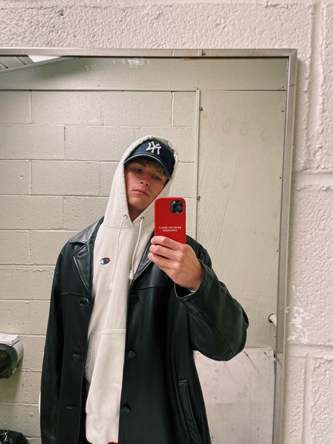 Yankees Hat, Hat Men, Aesthetic Images, Rain Jacket