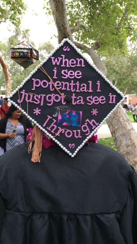 Celebrity Graduation Cap, Rihanna Graduation Cap, Song Lyric Graduation Cap Ideas, Drake Inspired Graduation Caps, The Weekend Graduation Cap, Grad Cap Ideas Drake, Drake Graduation Cap Ideas, Drake Cap Graduation, Graduation Cap Designs Nicki Minaj