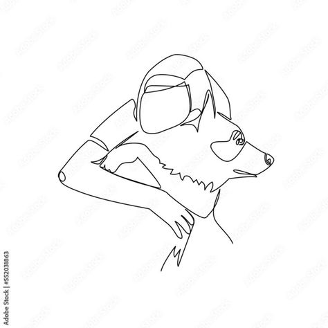 Line Art Style, Dog Tattoo, Dog Tattoos, Dog Drawing, Girl And Dog, Animal Tattoos, Mini Tattoos, Line Art Drawings, Tattoo Sketches