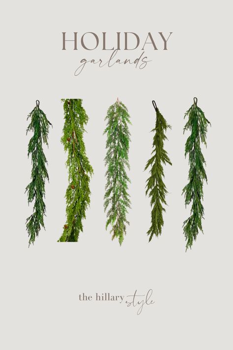 Anthropologie Garland, Terrain Christmas, Cypress Garland, Outdoor Garland, Faux Christmas, Target Christmas, Amazon Christmas, Magic Christmas, Pine Garland