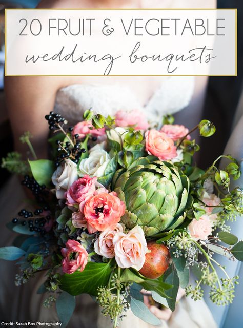 When our Farmer’s Market theme for March was decided on, there was one post from our archives that I was particularly excited to revisit. This roundup of fruit & vegetable bouquets has be… Fruit Bouquet Wedding, Vegetable Wedding, Veggie Bouquet, Photography Vegetables, Brides Wedding Bouquets, Red Velvet Wedding, Farmers Market Wedding, Farm To Table Wedding, Vegetable Bouquet