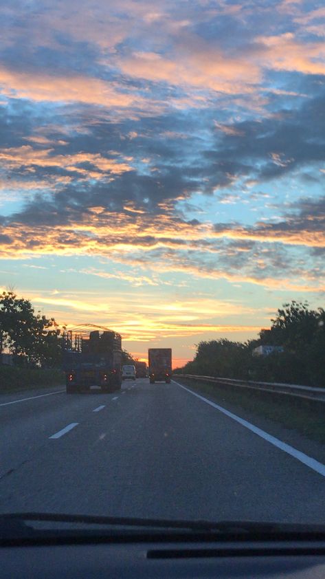 Gorgeous highway scenery from Johor to KL (Malaysia) Malaysia Highway, View Malaysia, Sunset Malaysia, Highway Aesthetic, Malaysia View, Instagram Story Ideas Captions, Story Ideas Captions, Kl Malaysia, Final Year Project