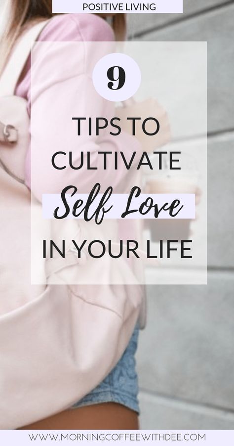 Self love is more than just feeling good about yourself, being confident, or taking care of yourself. Self love is a deep appreciation and connectedness with yourself. It is truly accepting yourself as you are, and having compassion for yourself. So how can you begin to cultivate more feelings of self love into your life? Today I have 9 tips that involve both your thoughts and your actions that you can use to cultivate self love in your life starting now | personal growth, how to love yoursel... Accepting Yourself, Being Confident, Personal Growth Plan, Taking Care Of Yourself, Life Affirming, Positive Living, How To Love, Wellness Blog, Negative Self Talk