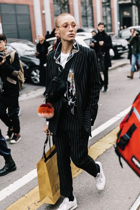 MFW Street Style I | Collage Vintage Punk Outfits For Women, Tomboy Outfits Cute, Tomboy Outfits Summer, Tomboy Outfits Swag, Cute Sneaker Outfits, Cute Tomboy Outfits, Mfw Street Style, Tomboy Outfit, Slides Outfit