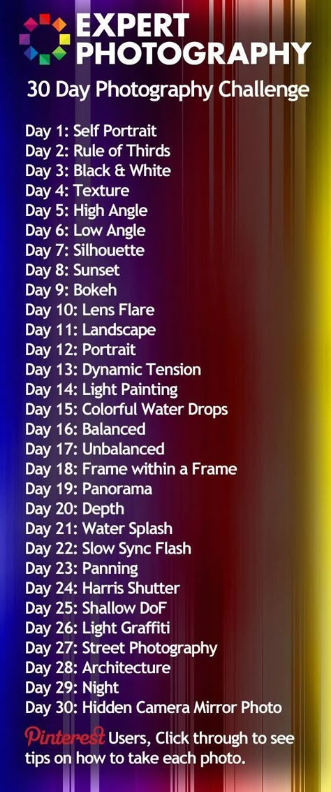 30 Day Photography Challenge - I am going to do this on my summer break as a self challenge #PhotographyHacks 30 Day Photography Challenge, Day Photography, Creative Photography Techniques, Photography Help, Photography Basics, Foto Tips, Photography Challenge, Photography 101, Photography Classes