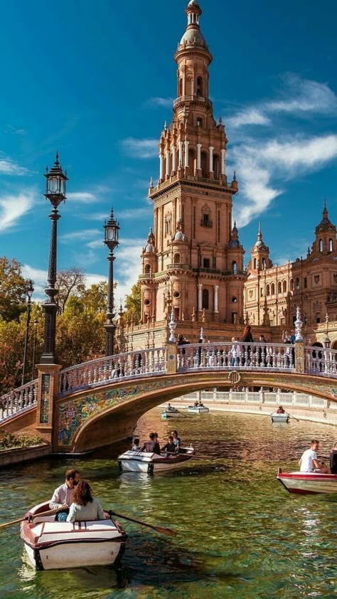 Plaza De Espana Seville Spain, Sevilla Spain Aesthetic, Seville Spain Aesthetic, Andalusia Aesthetic, Seville Aesthetic, Sevilla Aesthetic, Seville Photography, Plaza De Espana Seville, Spain Seville