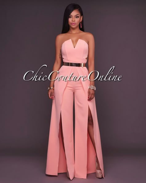 Wide Leg Jumpsuit Outfit, Classy Jumpsuit, Chic Couture Online, Dinner Dress Classy, Chique Outfits, Jumpsuit Elegant, Woman Suit Fashion, Elegante Casual, Classy Dress Outfits