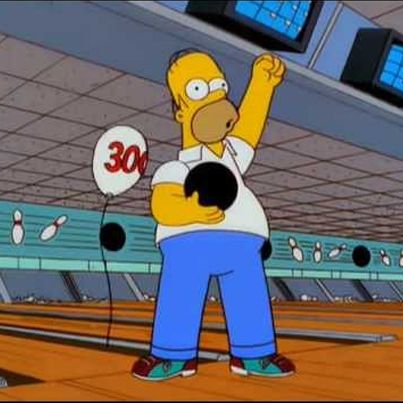 Have you bowled a 300 before? #simpsons #funny #homersimpson #humor #lol Bowling Funny, Homer Simpson Eating A Donut, Fun Bowling, Bowling Center, Homer Sleeping Meme, Bowling Memes, Homer Simpson Memes Funny, Bowling Alley, The Simpsons Memes Hilarious