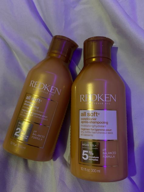 Hair Products Sephora, Redken All Soft Shampoo, All Soft Redken, Redken Aesthetic, Redken Shampoo And Conditioner, Redken Shampoo, Redken All Soft, Daily Sunscreen, Natural Hair Beauty