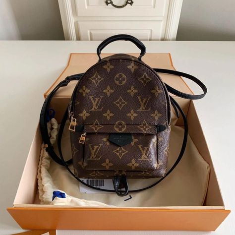 Louis Vuitton Nails, Palm Springs Mini Backpack, Lv Backpack, Cute Mini Backpacks, Louis Vuitton Backpack, Girly Bags, Luxury Purses, Louis Vuitton Wallet, Louis Vuitton Shoes