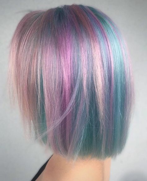 Wrapped Ponytail, Pastel Rainbow Hair, Nails Pastel, Blond Ombre, Natural Conditioner, Hair Silky, Face Shape Hairstyles, New Nails, Ombre Hair Color