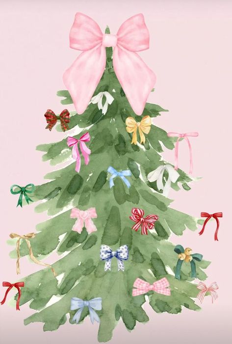 Wallpaper Iphone Cute Christmas, Pink Christmas Screensaver, Cute Pink Wallpaper Christmas, Cute Wallpapers Xmas, Christmas Tree And Bows Wallpaper, Coquette Wallpaper Winter, Pink Wallpaper Christmas Aesthetic, Xmas Pink Wallpaper, Pink Christmas Coquette Wallpaper