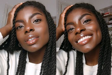 Makeup Dark Skin, Glowing Skin Routine, No Foundation, Haut Routine, Makeup Dark, Acne Makeup, Acne Free Skin, Skin Care Routine For 20s, Glow Skin