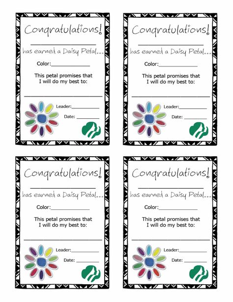 Daisy Badges To Earn, Daisy Badges, Daisy Coloring Pages, Girl Scout Daisy Petals, Girl Scout Daisy Activities, Girl Scout Meeting Ideas, Passing Notes, Daisy Ideas, Girl Scout Mom