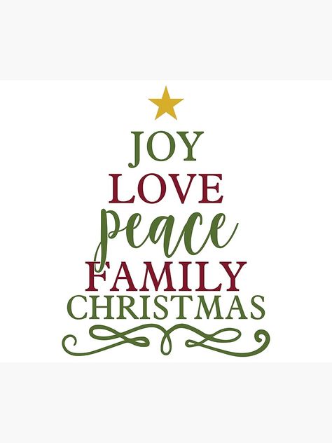 "Joy Love Peace Family Christmas T-shirt" Canvas Print by gunassorgs | Redbubble Joy Hope Love Peace Christmas, Christmas T Shirt Design, Halloween Cross Stitch Patterns, Halloween Cross Stitches, Faith In Love, Christmas Embroidery, Christmas Images, Outdoor Christmas Decorations, Christmas Tshirts