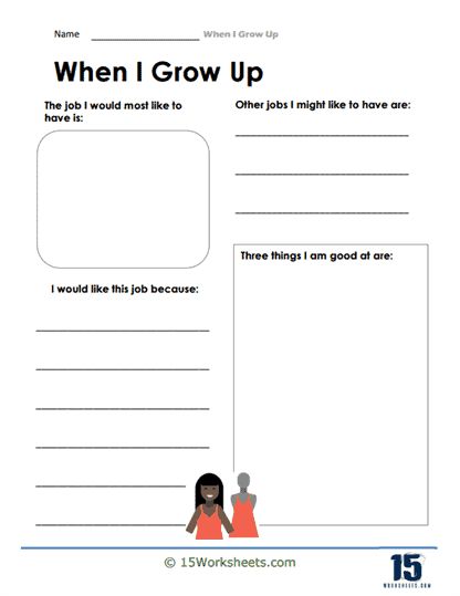 Career Worksheets For Kids, Jobs Worksheet, Holiday Science, Kindergarten Social Studies, Career Choices, Career Options, Career Planning, Kindergarten Writing, School Worksheets