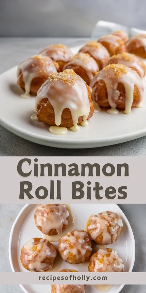 Cinnamon Roll Bites Cinnamon Roll Appetizer, Cinnamon Roll Bites Pillsbury, Cinnamon Roll Bliss Bars, Cinnamon Balls Recipe, Cinnamon Roll Ups, Cinnamon Balls, Cinnamon Roll Bites, Cinnamon Bites, Homemade Cinnamon Roll