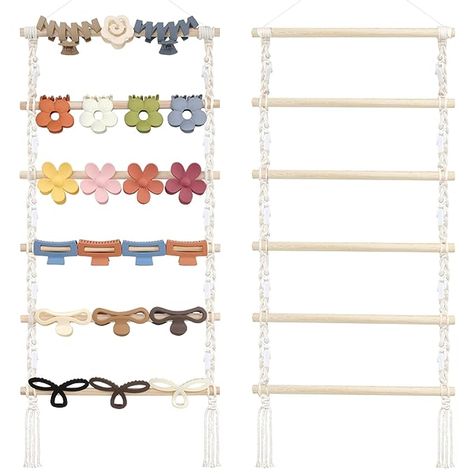 Hair Clip Storage, Hair Clip Organizer, Stylish Room Decor, Hair Product Organization, Hair Accessories Holder, Hair Clip Holder, Hanger Decor, Organizing Hair Accessories, Decor Baie