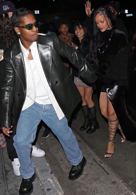 Asap Rocky Outfits, Asap Rocky Fashion, Pretty Flacko, Black Men Street Fashion, Asap Rocky, Street Fashion Men Streetwear, Mens Outfit Inspiration, Mens Fashion Streetwear, Wedding Suits Men