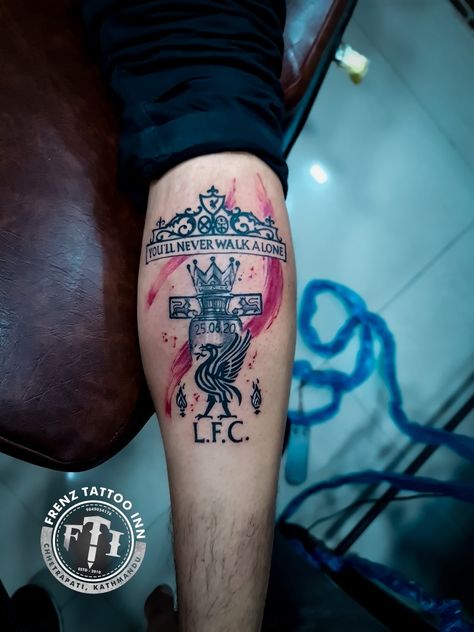 Liverpool Leg Tattoo, Liverpool Fc Tattoo Ideas, Liverpool Tattoo Ideas, Liverpool Tattoo Design, Liverbird Tattoo, Lfc Tattoo, Liverpool Fc Tattoo, Liverpool Tattoo, Rose Tattoo Stencil