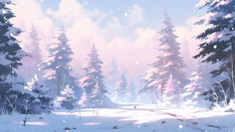 Forest Desktop Wallpaper, Winter Forest Wallpaper, Christmas Background Desktop, Winter Wallpaper Desktop, Cute Christmas Backgrounds, Winter Backdrops, Snow Forest, Winter Background, Snowy Forest